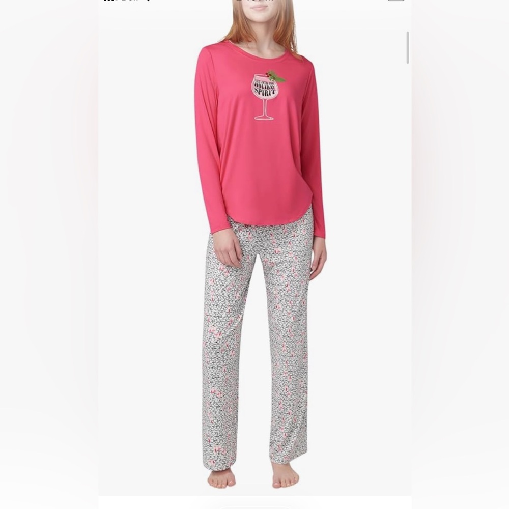 Hue Pink Pajama Set